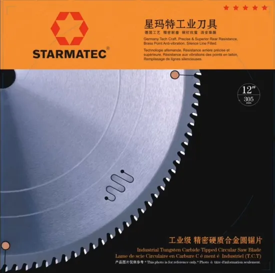 Tct Saw Blade for End Milling on Aluminium Extrusion Profile, PVC and Wood Plastic Composite Extrusion Materials